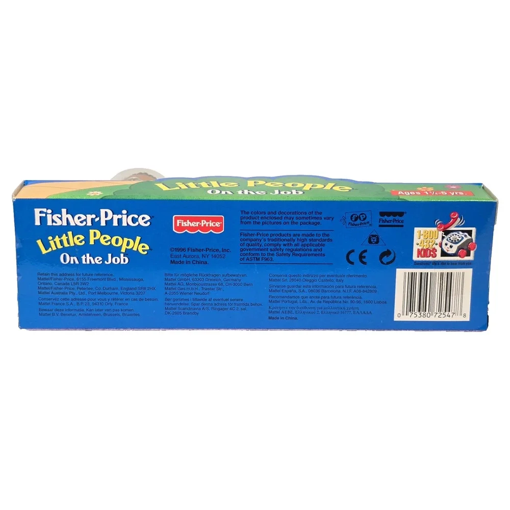 Vintage 1996 Fisher-Price Little People ON THE JOB 72547, New